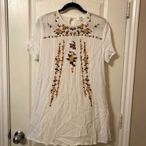 Mexican style floral dress